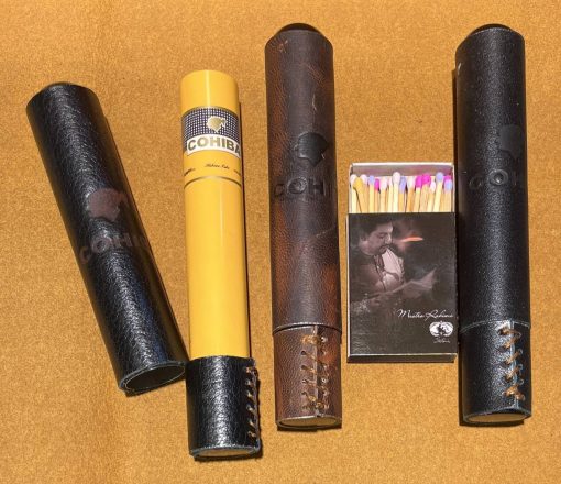 غلاف فلزی نگهداری و حمل موقت سیگاربرگ مارک کوهیبا Cohiba tube