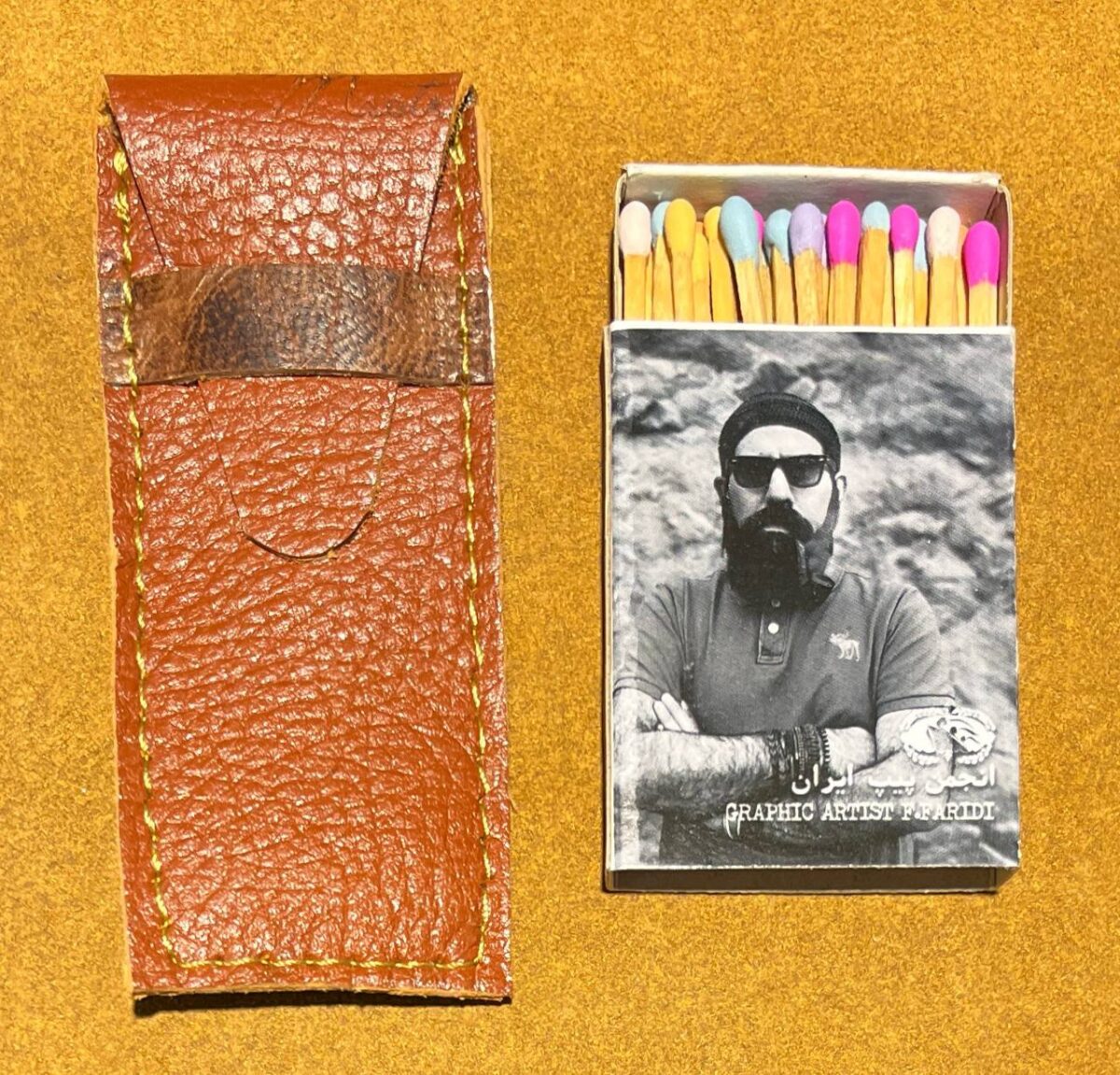 کاور چرمی بیلچه پیپ