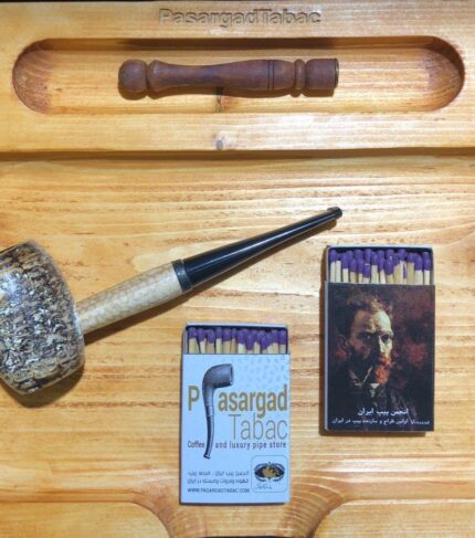 پیپ میسوری مرشام مدل «کانتری جنتلمن» رنگ‌شده (Country Gentleman Dark Stain)