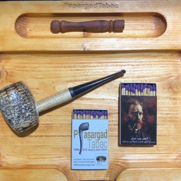 پیپ میسوری مرشام مدل «کانتری جنتلمن» رنگ‌شده (Country Gentleman Dark Stain)